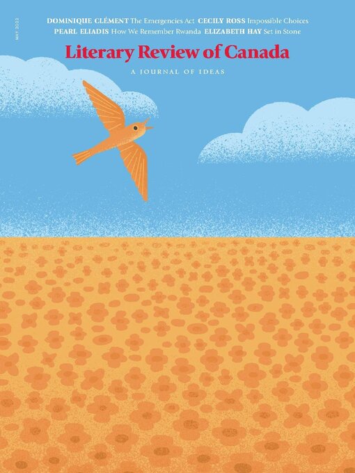 Cover image for Literary Review of Canada